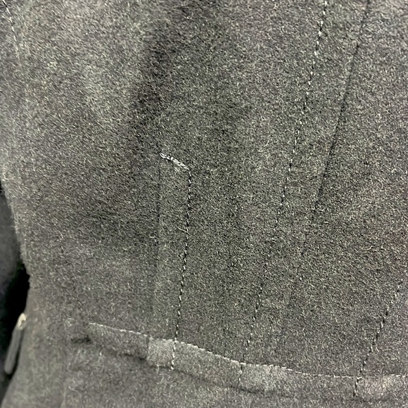 Express Double Breasted Wool Blend Pea Coat - Picture 8 of 8